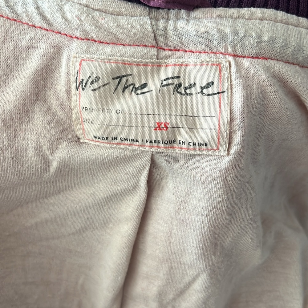 Free People Rivington Sherpa Bomber jacket size XS - Picture 5 of 12